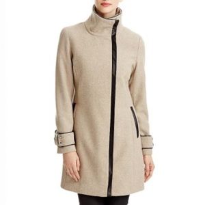 ✨HOST PICK✨CALVIN KLEIN Envelope Collar Wool Coat